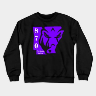 870 Hog Purple Crewneck Sweatshirt